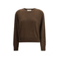 Lisa Yang Brown Fleece Wool Sweatshirt