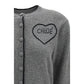 Chloé Gray Wool Cardigan