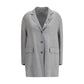 Ermanno Scervino Gray Wool Coat