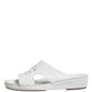 Dolce & Gabbana White DG Cutout Slides Slippers Flats Shoes