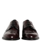 Dolce & Gabbana Black Lace Up Leather Dress Derby Men Shoes