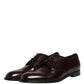 Dolce & Gabbana Black Lace Up Leather Dress Derby Men Shoes