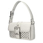 Michael Kors White Leather Shoulder Bag