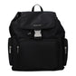 Michael Kors Black Fabric Backpack