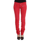 Costume National Multicolor Cotton Skinny Jeans