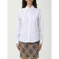 Burberry White Cotton Dress Shirt