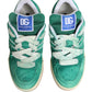 Dolce & Gabbana Green Suede New Roma Low Top Sneakers Shoes