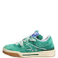 Dolce & Gabbana Green Suede New Roma Low Top Sneakers Shoes