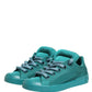 Dolce & Gabbana Teal Portofino Men Low Top Sneakers Shoes