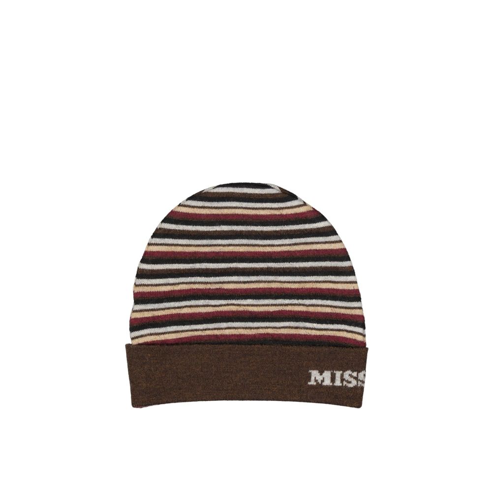 Missoni Brown Wool Beanie