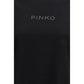 PINKO Black Cotton T-Shirt
