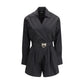 PINKO Black Cotton Jumpsuit