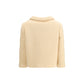 Valentino Cream Fleece Wool Coat