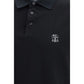 Brunello Cucinelli Black Cotton Dress Shirt