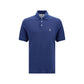Brunello Cucinelli Blue Cotton Polo Shirt