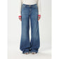 Liu Jo Blue Cotton Flared Jeans