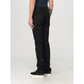 Just Cavalli Black Cotton Straight-Leg Jeans