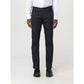 Emporio Armani Blue Cotton Casual Pants