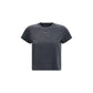 Alexander Wang Black Cotton T-Shirt