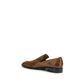 Miu Miu Brown Calf Leather Bos Taurus Slip-On Loafers