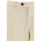 Brunello Cucinelli Cream Cotton Pants