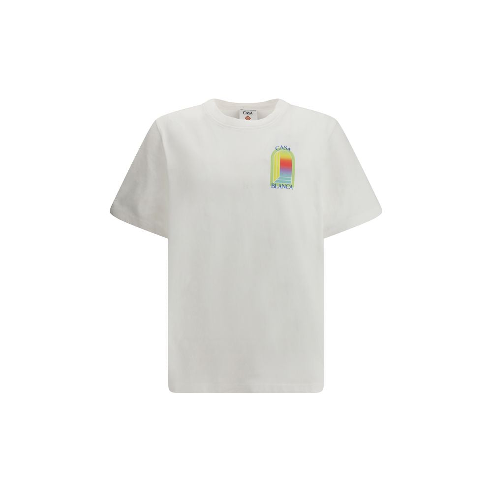 Casablanca White Cotton T-Shirt