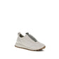 Brunello Cucinelli Gray Cotton Athletic Sneakers