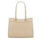 Michael Kors Beige Leather Tote Bag