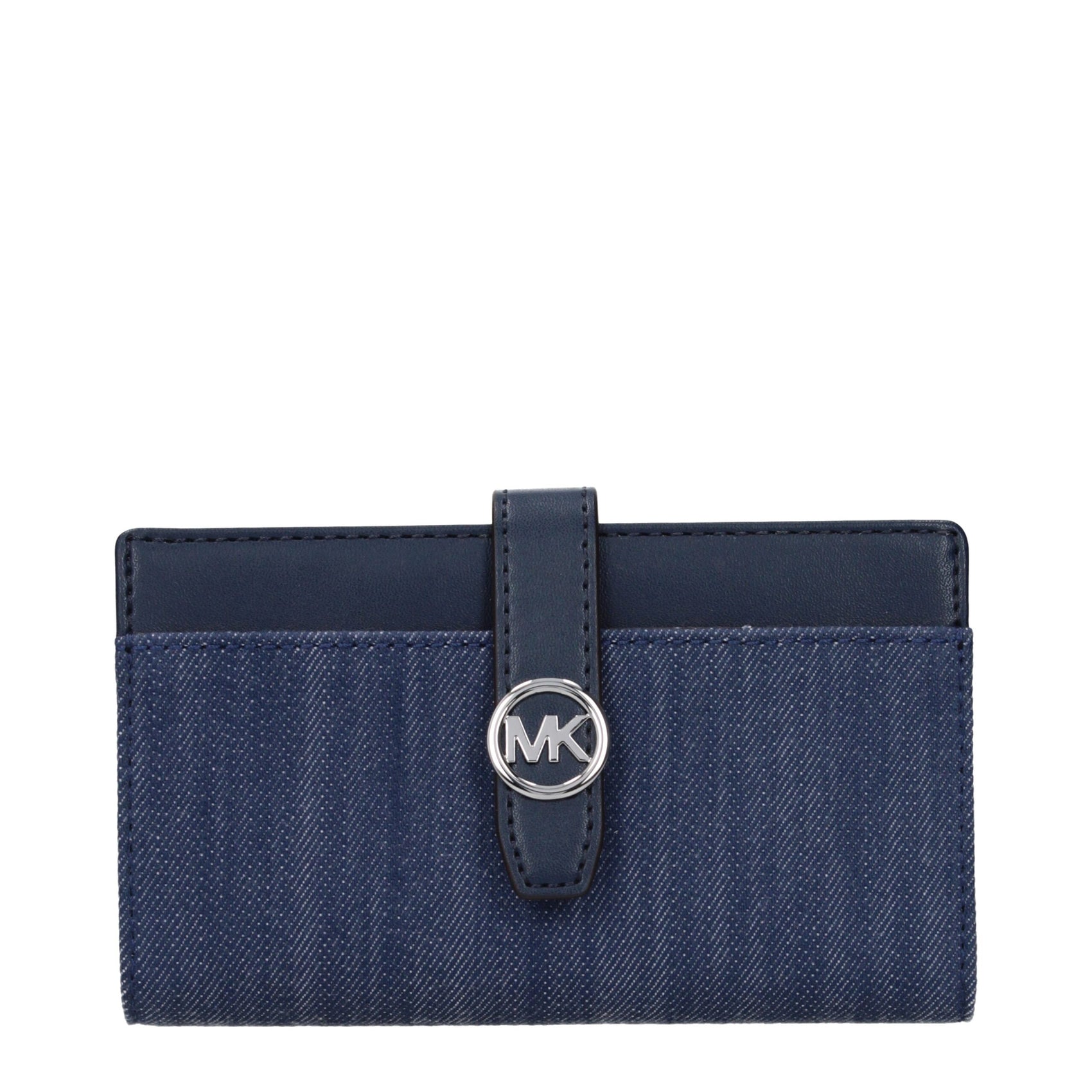 Michael Kors Blue Fabric Wallet