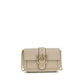 PINKO Beige Calf Leather Bos Taurus Shoulder Bag