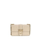 PINKO Beige Calf Leather Bos Taurus Shoulder Bag