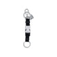 Prada Black Nylon Keychain