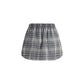 Miu Miu Gray Cotton Mini Skirt