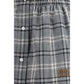 Miu Miu Gray Cotton Mini Skirt