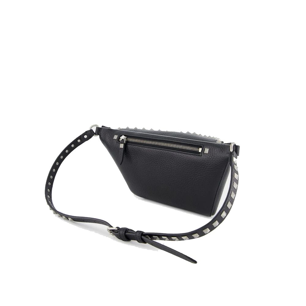Valentino Garavani Black Calfskin Belt Bag