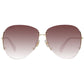 Max Mara Gold Metal Sunglasses