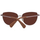 Max Mara Bronze Metal Sunglasses