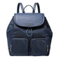 Michael Kors Blue Canvas Backpack