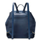 Michael Kors Blue Canvas Backpack