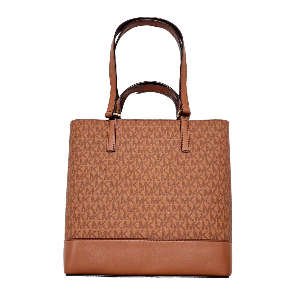 Michael Kors Brown Leather Tote Bag