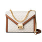 Michael Kors Beige Canvas Shoulder Bag