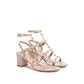 Valentino Garavani Beige Calfskin Strap-On Sandals