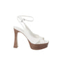 Guess Beige Other Fibres Platform Sandals