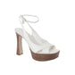 Guess Beige Other Fibres Platform Sandals