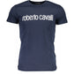 Roberto Cavalli Blue Cotton T-Shirt