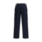 Burberry Blue Cotton Cargo Pants