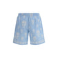 Alexander McQueen Blue Polyamide Bermuda Shorts