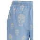 Alexander McQueen Blue Polyamide Bermuda Shorts