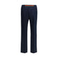 Gucci Blue Polyester Casual Pants