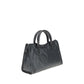 Balenciaga Gray Calf Leather Bos Taurus Shoulder Bag